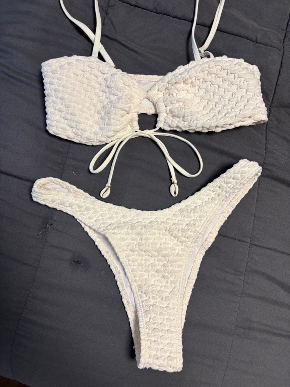Off-white Bikini Set